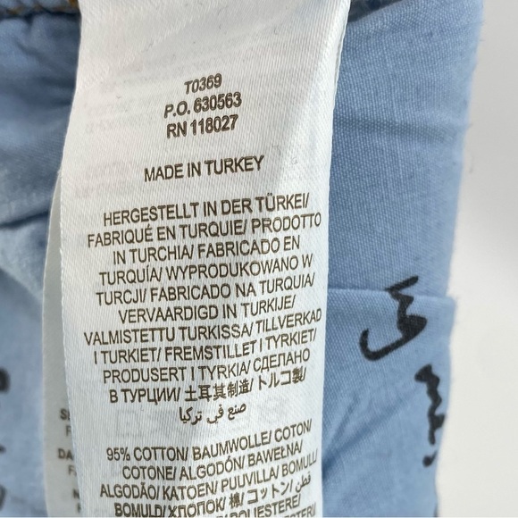 Boden Straight leg Button Fly Jeans Raw Hem size 8 - Picture 11 of 11